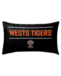 Wests Tigers NRL Team Logo Pillow Case Double Sided Pillowslip