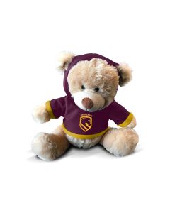 Brisbane Broncos NRL Plush Teddy with Hoodie
