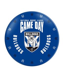Canterbury Bulldogs NRL 20cm Melamine Snack Plate