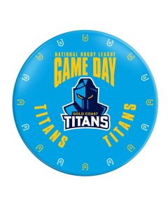 Gold Coast Titans NRL 20cm Melamine Snack Plate