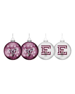 Manly Sea Eagles NRL Glitter Christmas Baubles