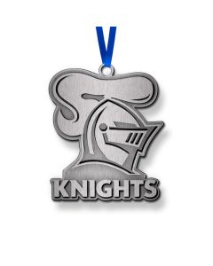 Newcastle Knights NRL Metal Christmas Ornament