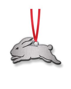 South Sydney Rabbitohs NRL Metal Christmas Ornament
