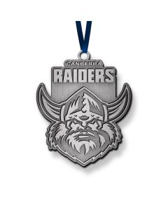 Canberra Raiders NRL Metal Christmas Ornament