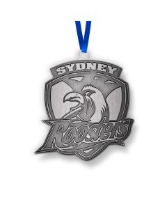 Sydney Roosters NRL Metal Christmas Ornament