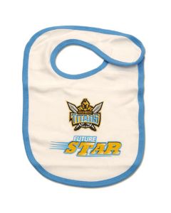Gold Coast Titans NRL Infant Mascot 'Future Star' Bib
