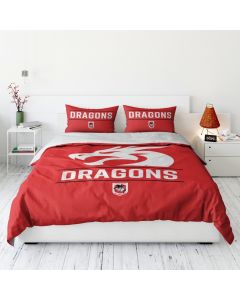 St George Dragons NRL Logo Doona Cover - Queen Size