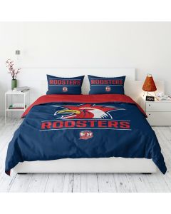 Sydney Roosters NRL Logo Doona Cover - King Size
