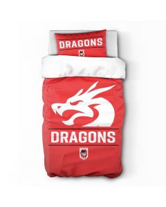 St George Dragons NRL Logo Doona Cover - Single Size