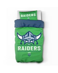 Canberra Raiders NRL Logo Doona Cover - Single Size