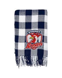 Sydney Roosters NRL Tartan Throw Rug