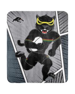 Penrith Panthers NRL Coral Fleece Mascot Printed Throw Rug