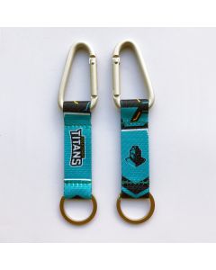 Gold Coast Titans NRL Carabiner Keyring