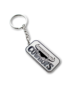 North Queensland Cowboys NRL Heritage Logo Metal Keyring