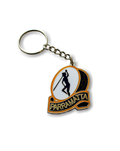 Parramatta Eels NRL Heritage Logo Metal Keyring