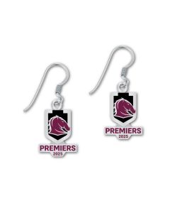 Brisbane Broncos NRL Premiers 2025 AFL Earrings 
