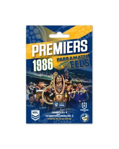 Parramatta Eels NRL Premiers 1986 Trophy Keyring 