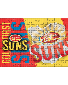 Gold Coast Suns AFL Team Logo Lenticular Puzzle