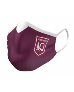 Queensland State of Origin NRL Large Adult Face Mask 