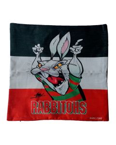 Rabbitohs Rugby League Paul Harvey Design Cushion Cover