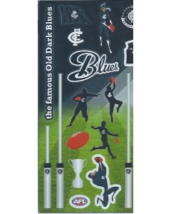 Carlton Blues AFL Magnet Sheet