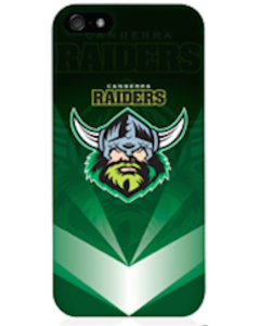 Canberra Raiders NRL iPhone 5 Gel Mobile Phone Cover * Screen Protector