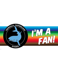 Cronulla Sharks NRL Heritage Bumper Sticker