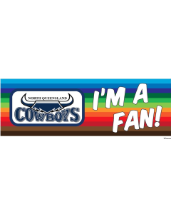 North Queensland Cowboys NRL Heritage Bumper Sticker