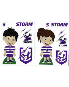 Melbourne Storm NRL Boy Girl Logo Decal Stickers 