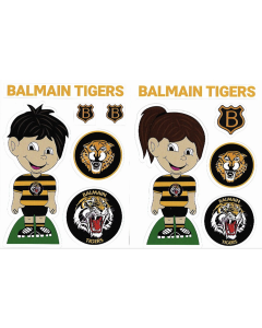 Balmain Tigers NRL Boy Girl Logo Decal Stickers 