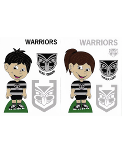 New Zealand Warriors NRL Boy Girl Logo Decal Stickers 