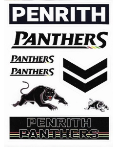 Penriths Panthers NRL Wordmark Decal Stickers 