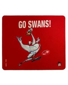 Go Swans Mascot Paul Harvey Design Coaster