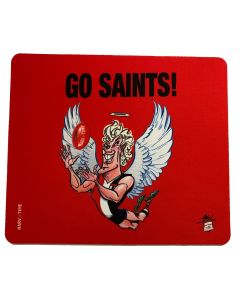 Go Saints Mascot Paul Harvey Design Mouse Mat 