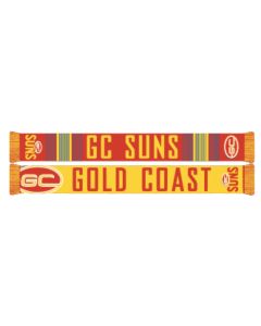 Gold Coast Suns AFL Linebreak Jacquard Scarf