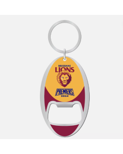 Brisbane Lions AFL Premiers 2024 Opener Keyring 
