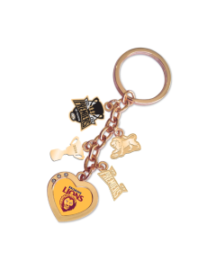 Brisbane Lions AFL Premiers 2024 Charm Keyring