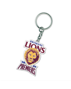 Brisbane Lions AFL Premiers 2025 Logo Keyring