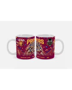 Brisbane Lions AFL Premiers 2025 Player Photo Coffee Cup