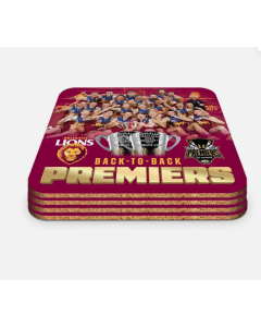 Brisbane Lions AFL Premiers 2025 Premiers Team Image Coasters