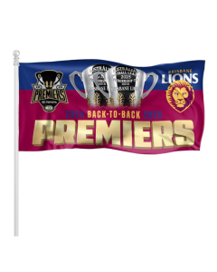 Brisbane Lions AFL Premiers 2025 Pole Flag