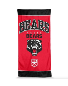 Perth Bears NRL Jumbo Beach Towel 
