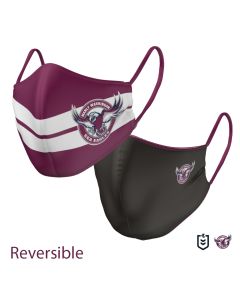 Manly Sea Eagles NRL Kids Face Mask 