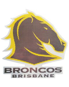 Brisbane Broncos NRL See-Thru Team Logo Window Sticker