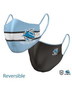 Cronulla Sharks NRL Kids Face Mask 