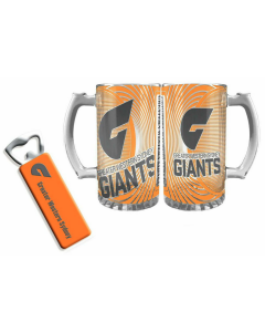 GWS Giants AFL Stein and Opener Set