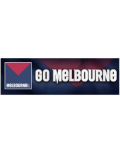 Melbourne Demons AFL Team Car Bumper Sticker * Go Melbourne