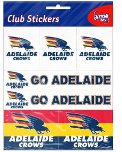 Adelaide Crows AFL Team Logo Sticker Sheet