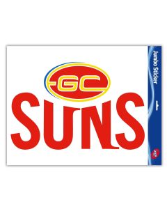 Gold Coast Suns AFL Supersized Jumbo Team Logo Sticker
