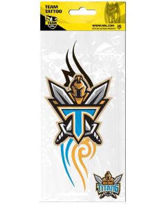 Gold Coast Titans NRL Temporary Tribal Team Tattoos